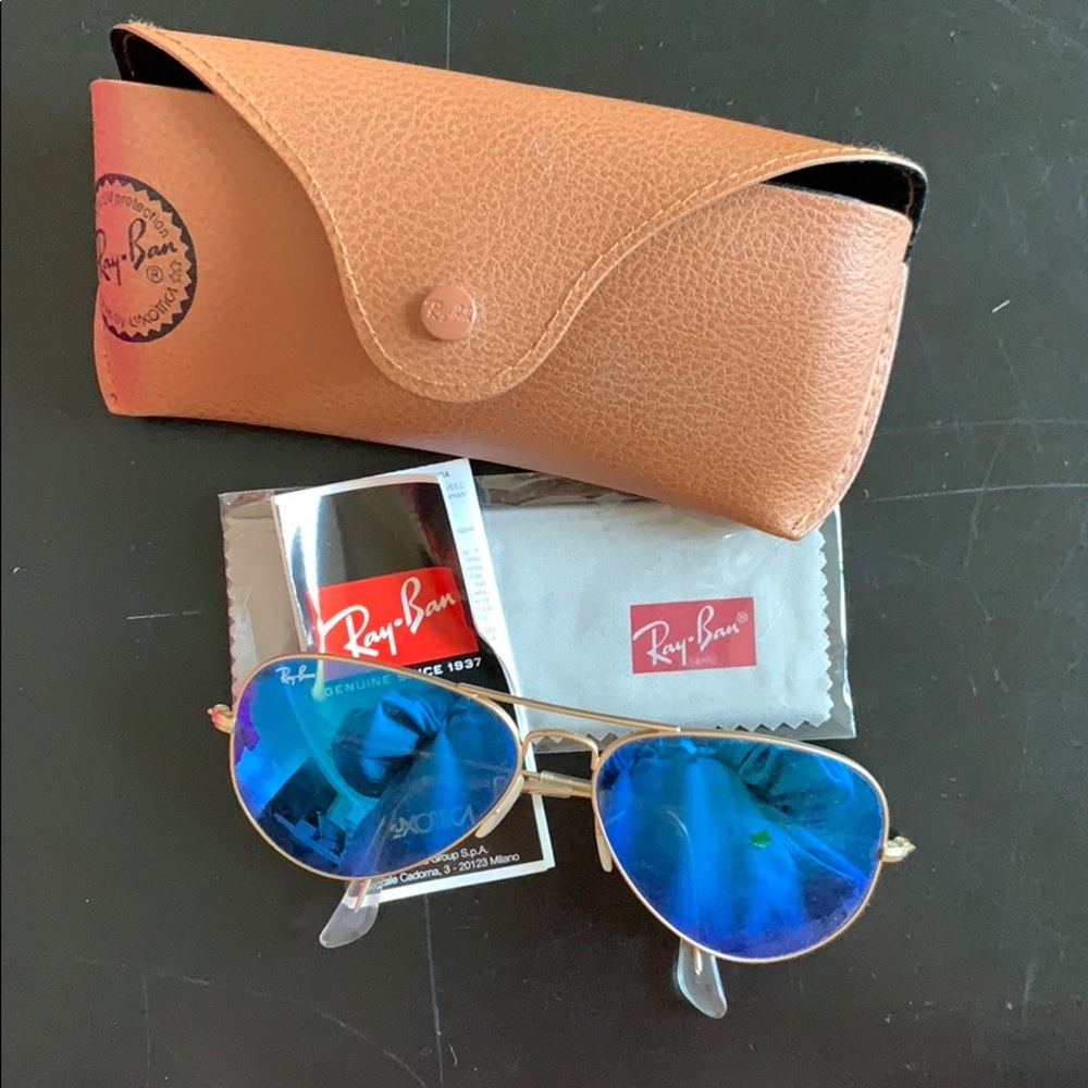 Blue rayban aviators - Picture 1 of 3